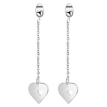 Stainless steel Dangle Hearts